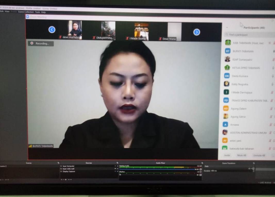 podiumnews.com-Pandangan Umum Tiga Fraksi DPRD Terkait Ranperda Perubahan APBD Tabanan T.A 2020